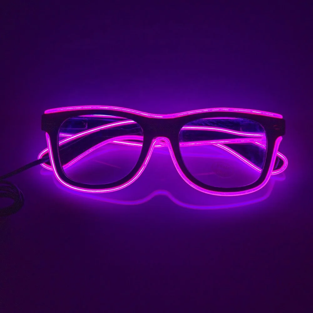 Wholesale Party Decoration With Multicolor El Wire Led Glasses