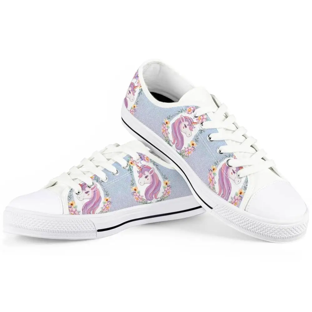 

Custom Printed Unicorn Lace Up Low Top White Ladies Flat Casual Vulcanized Canvas Rubber Shoes Men Women Sneakers Zapatos de lon, Requirement