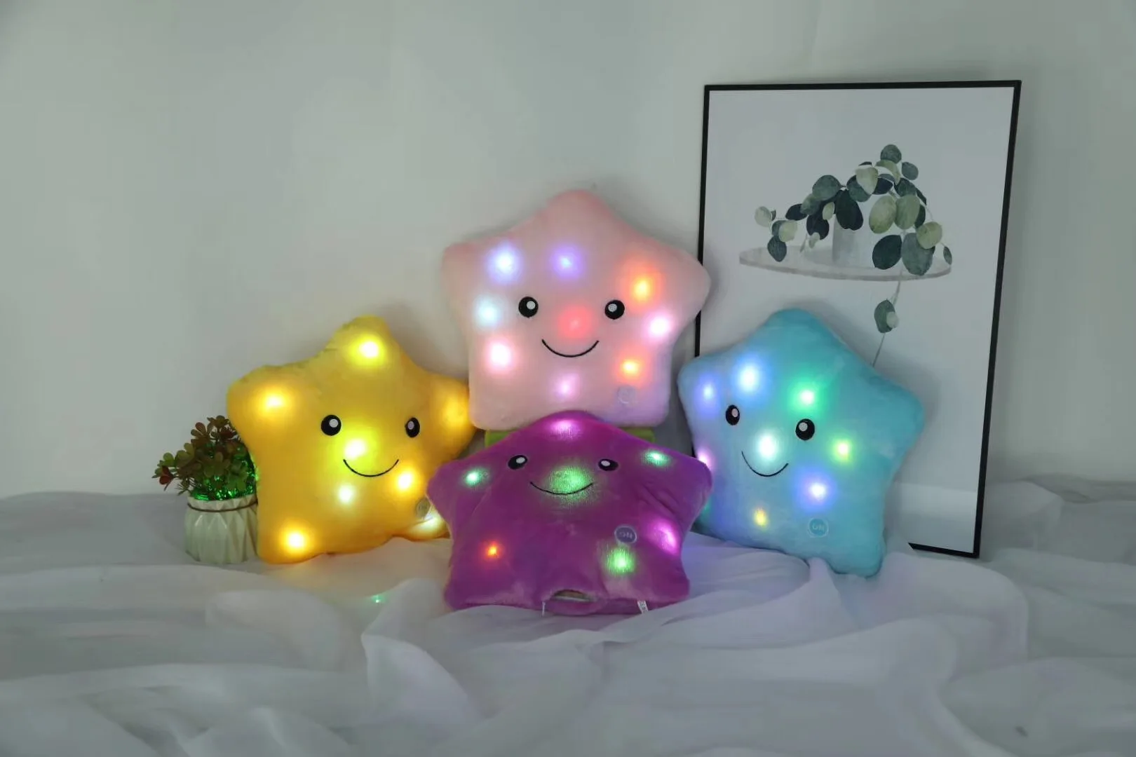 led star pillow