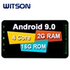 WITSON Quad-Core Android 9.0 car audio system multimedia For Universal One Din Multimedia Player dvd car player