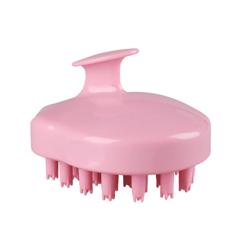 

Lohas Silicone Scalp Massager Soft Head Scratcher Home Salon Scalp Scrubber Manual Bath Shampoo Brush, Customized color