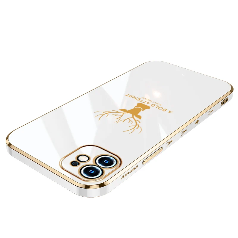 

Shockproof Luxury Electroplated TPU Soft Camera Protector Mobile Phone Case For iPhone 11 Pro 13 Pro Max 12 XR XS