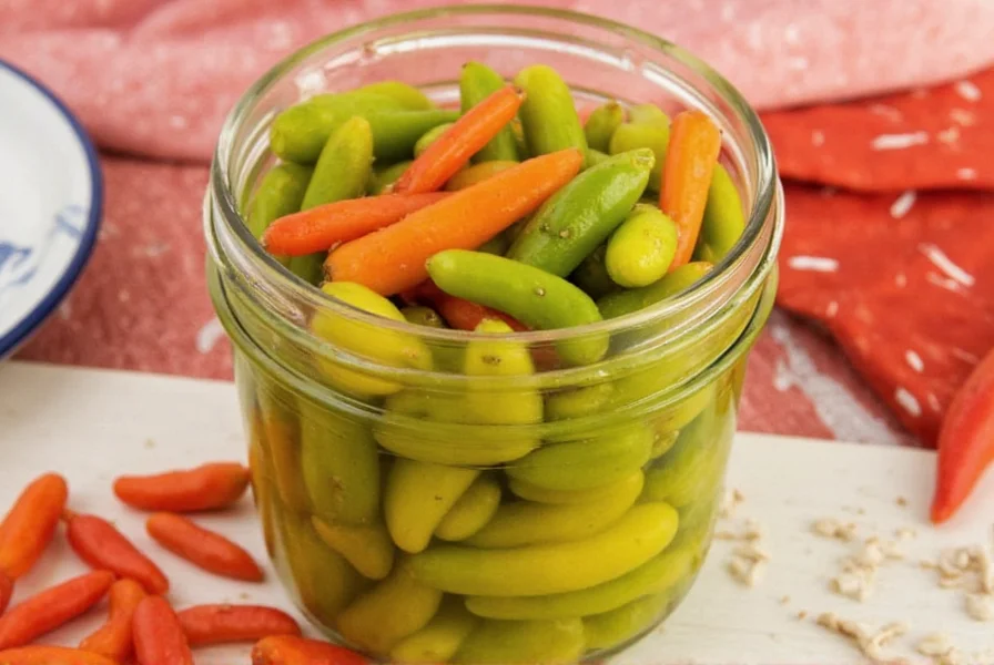Pickled Habaneros on Taco