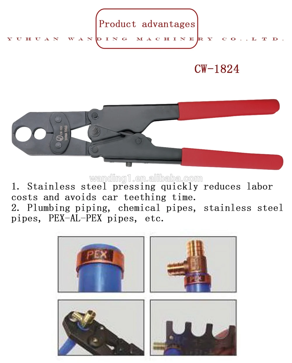 High Quality Pre-insulated Terminal Crimping Tool