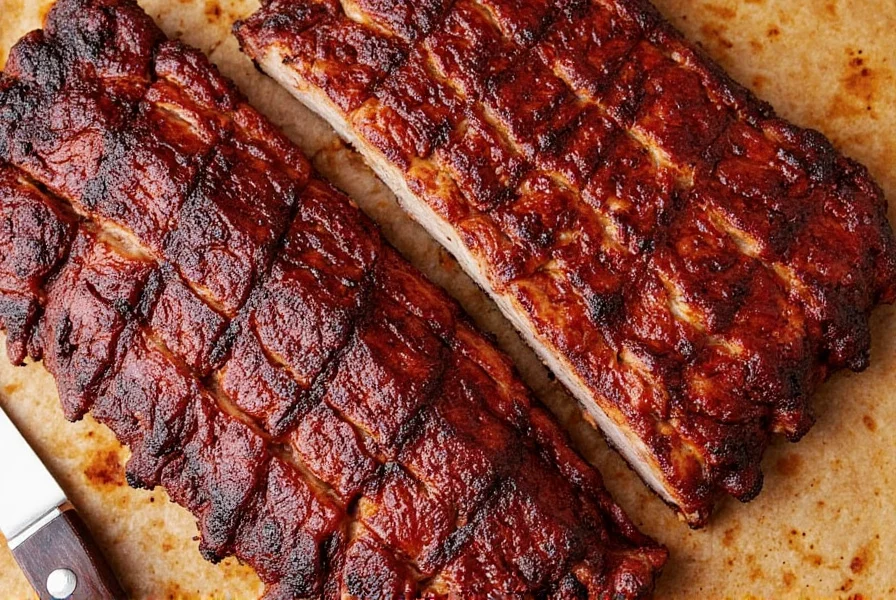Cooked St. Louis Ribs