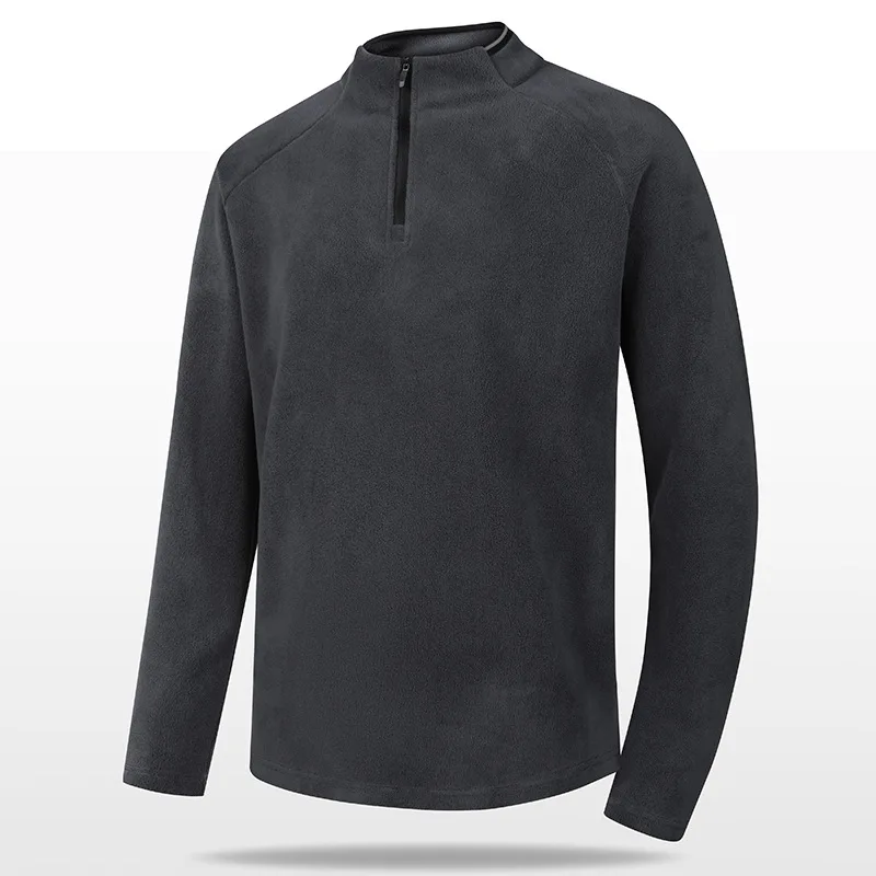 Half Zip Grain Fleece Pullover