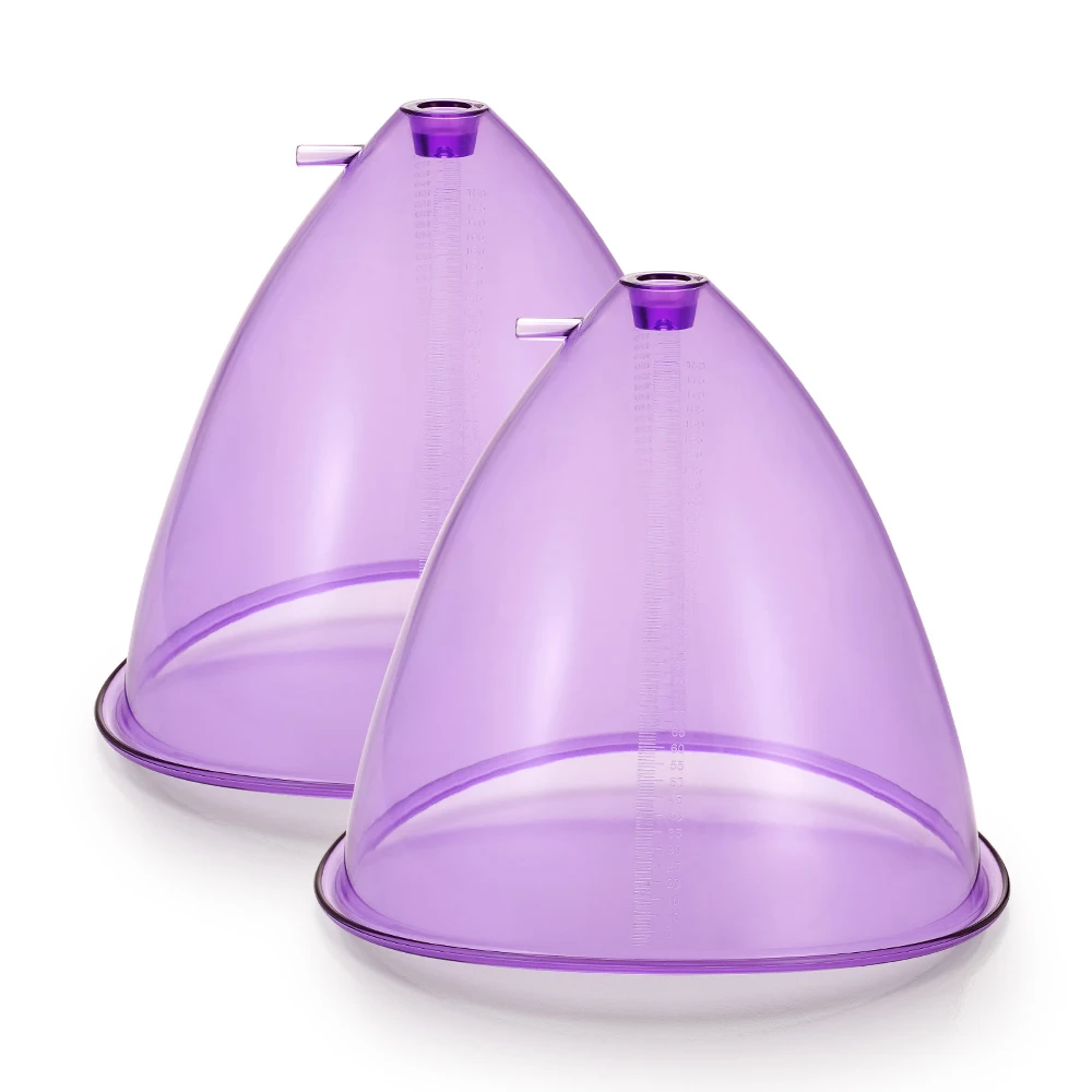 

180ML Breast Enlargement Cup Breast Enhancement Buttock Cup For Buttock Vacuum Cupping Machine Accessories, Purple