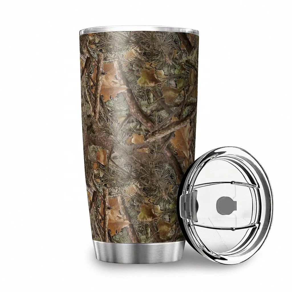 

2021 Custom Car Cup Conifer Camouflage Forest Cups With Logo