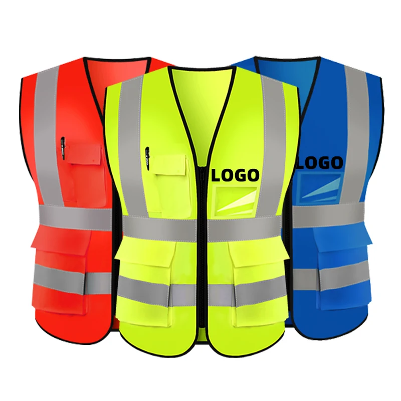 

Gilet Chalecos De Seguridad Industrial Securite Custom Logo Wholesale Engineers High Visibility Security Reflective Safety Vest