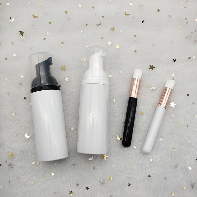 

New Custom Lash Shampoo Lash Foaming Wash Eyelash Extension Shampoo With Colorful Bottles