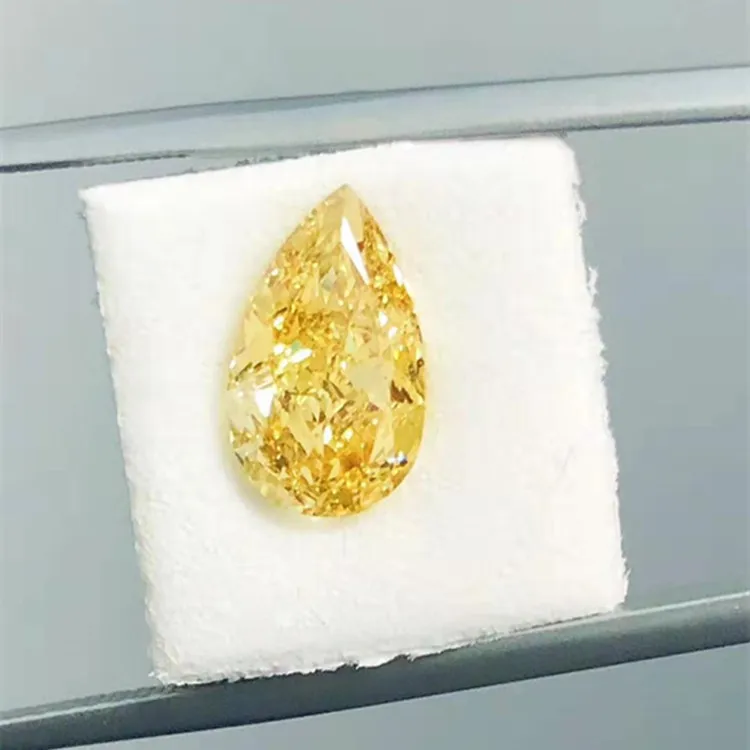 

precious unique diamond cutting for jewelry GIA VS1 2.02ct natural fancy brownish yellow diamond loose stone
