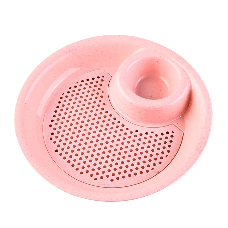 

Wheat Straw Dumpling Dish Kitchen Double-layer Plate Dumpling Plate Fan-shaped Plate