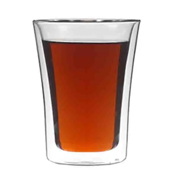 مخصص مزدوجة الزجاج 300 مللي مجموعة من 2 أكواب الشرب جدار مزدوج الزجاج الشاي الشاي كوب زجاجي