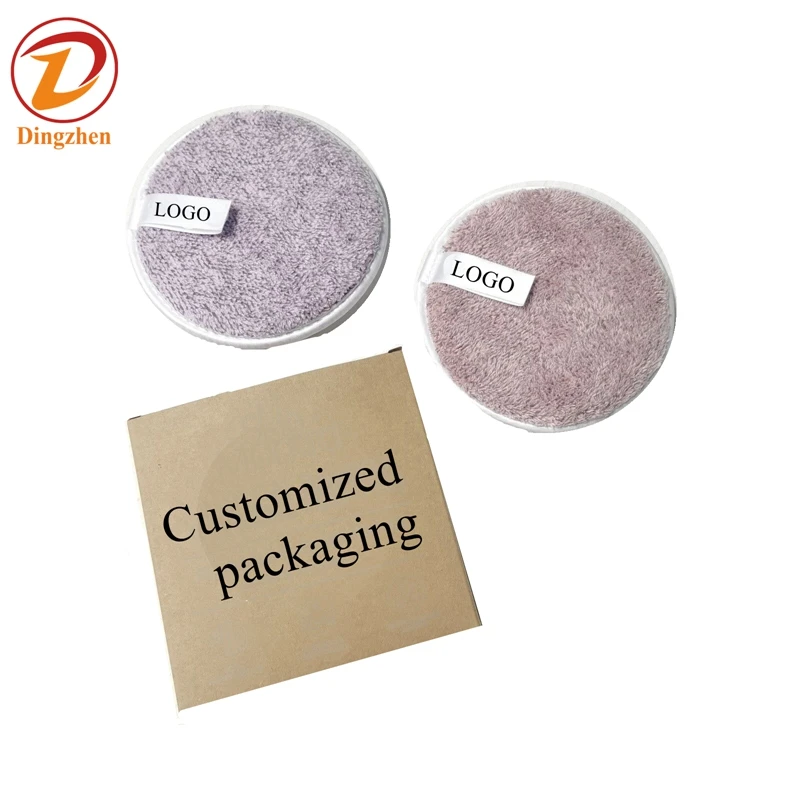 

Wholesale Reusable Bamboo Charcoal Makeup Remover Face Pads Organic Makeup Remover Sponge Face Washing Puff Cleansing Sponge