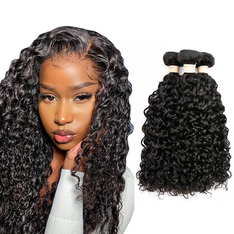 

8A Grade Cheap Human Hair Bundles Water Wave Top Quality Brazilian Hair Bundles