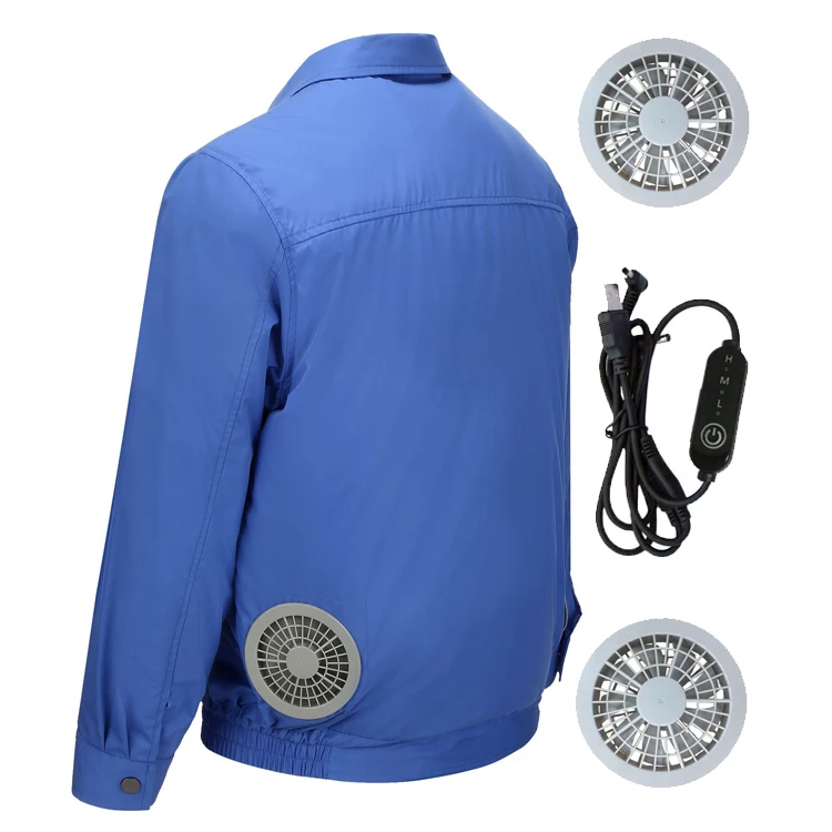 

2019 new air conditioned shirt condition cooling work jacket with quick adjust system
