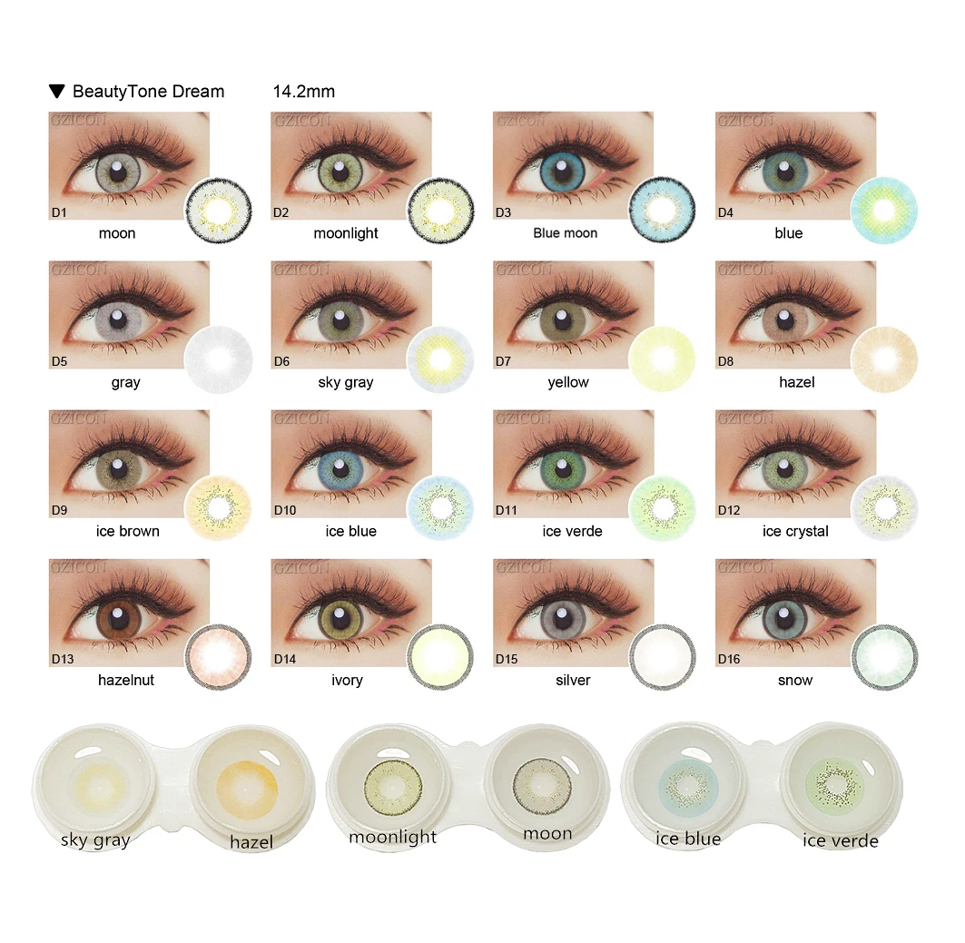 

HOT BTS New look color contact lens beautiful style wholesale yearly disposable colored eye contact lenses