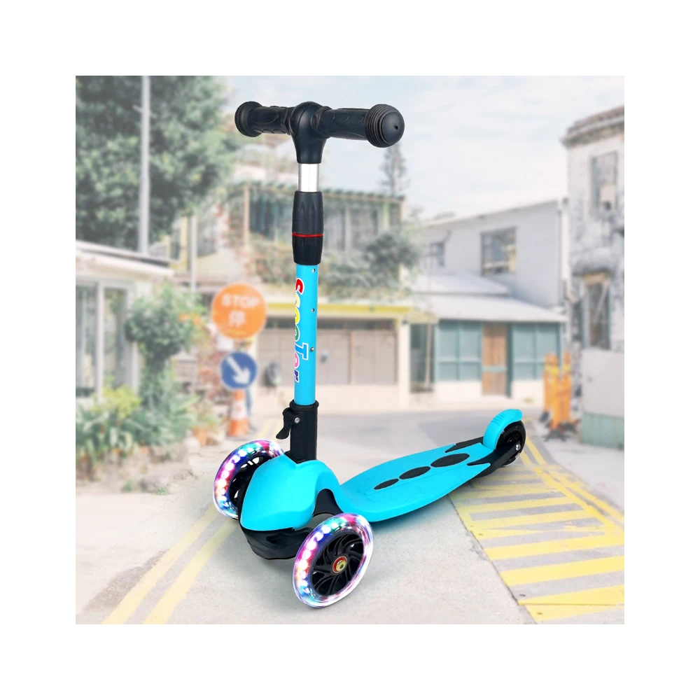 

Kids Portable cheap height adjustable scooter popular cool design