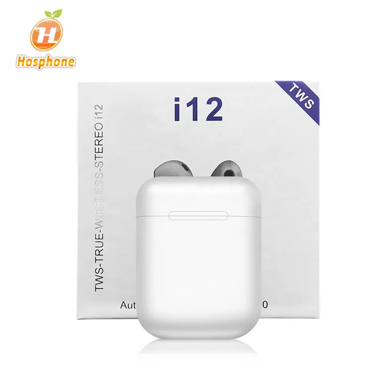 i12 TWS TRUE Wireless stereo Bluetooth earphone auto power-on auto pairing 5.0 Pop-Up Window Earbuds - ANKUX.COM