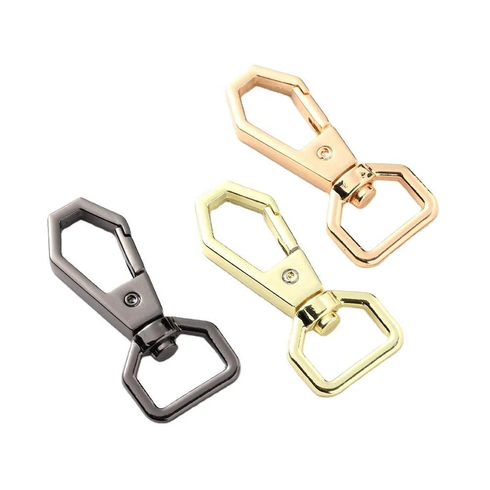 

Factory OEM wholesale high quality zinc alloy dog buckles stainless steel s hook snap hooks swivel snap for bags, Brushed sllver or as your request