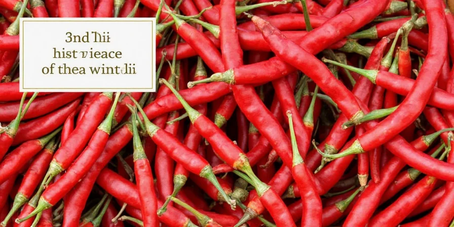 Scoville Chart Comparison featuring Bird's Eye Chilli