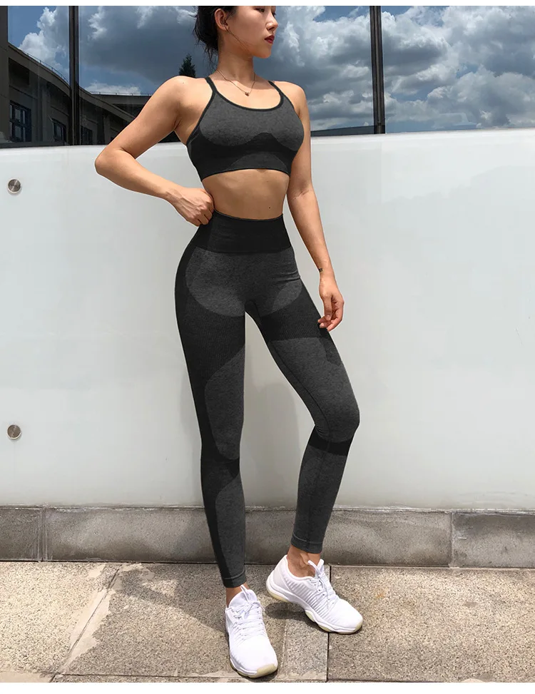 Veriliss Damen Yoga Anzug Fitness Damen Fitness Kleidung 2er-Set Trainingsanzug Nahtloses Yoga Suit Shirt Kurzarm Hosen Leggings Hoher Taille Gym Joggen Enge Sportanzüge Veriliss Damen Yoga Anzug Fitness Damen Fitness Kleidung 2er-Set Trainingsanzug Nahtloses Yoga Suit Shirt Kurzarm Hosen Leggings Hoher Taille Gym Joggen Enge Sportanzüge