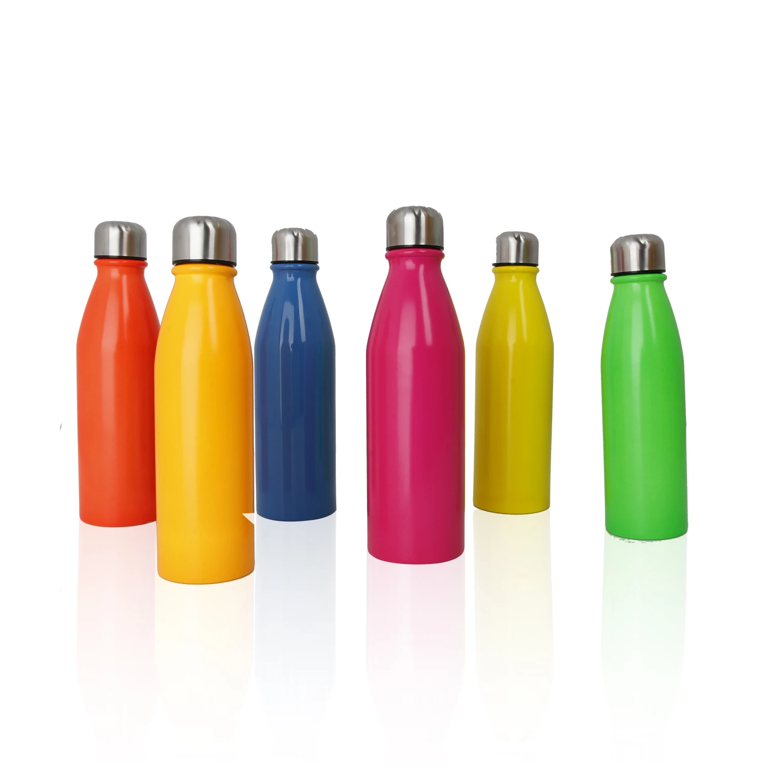 

BPA Free  Singe Layer CampingCola Shape Sport Aluminum Water Bottle, As picture