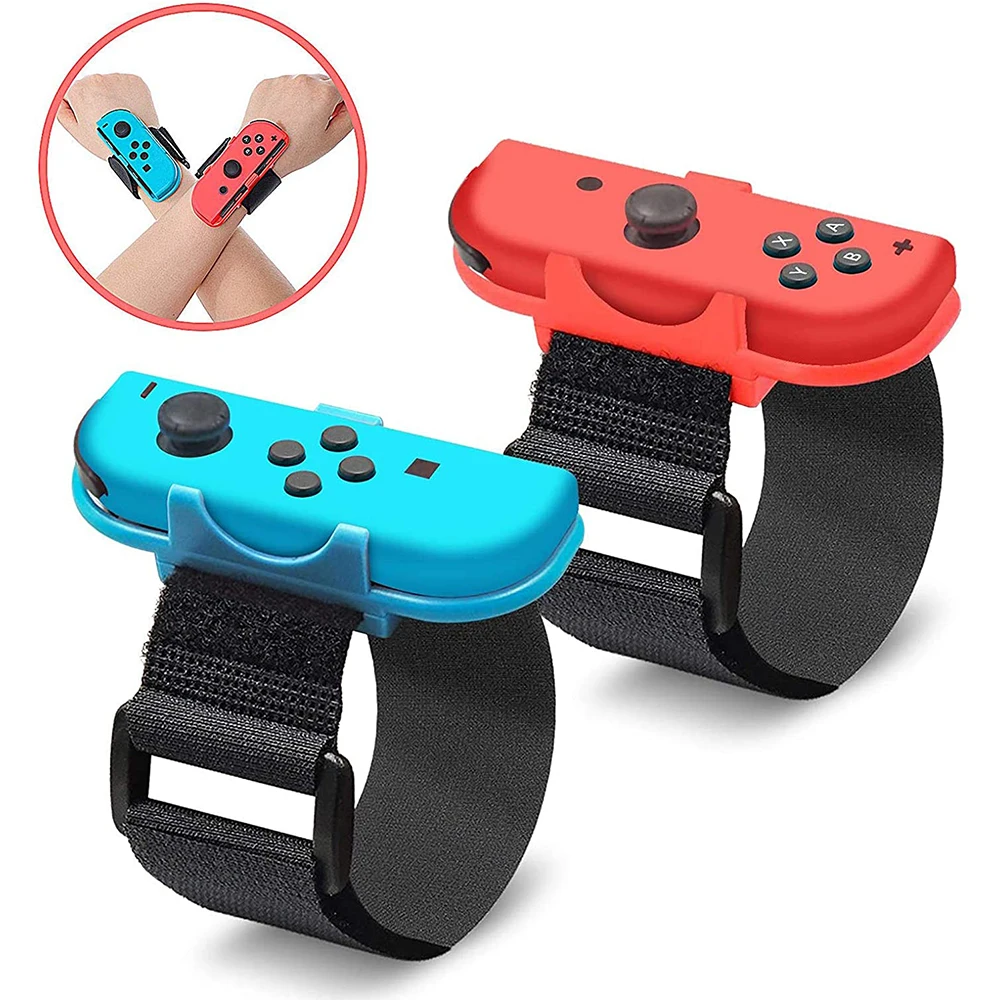 

1 Pair Adjustable Game Bracelet Elastic Strap for Nintendo Switch Joy-Con Controller Wrist Dance Band Armband For Switch OLED