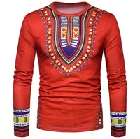 

zm70902a Man Autumn And Winter Creative Style Printing Long-sleeved T-shirt