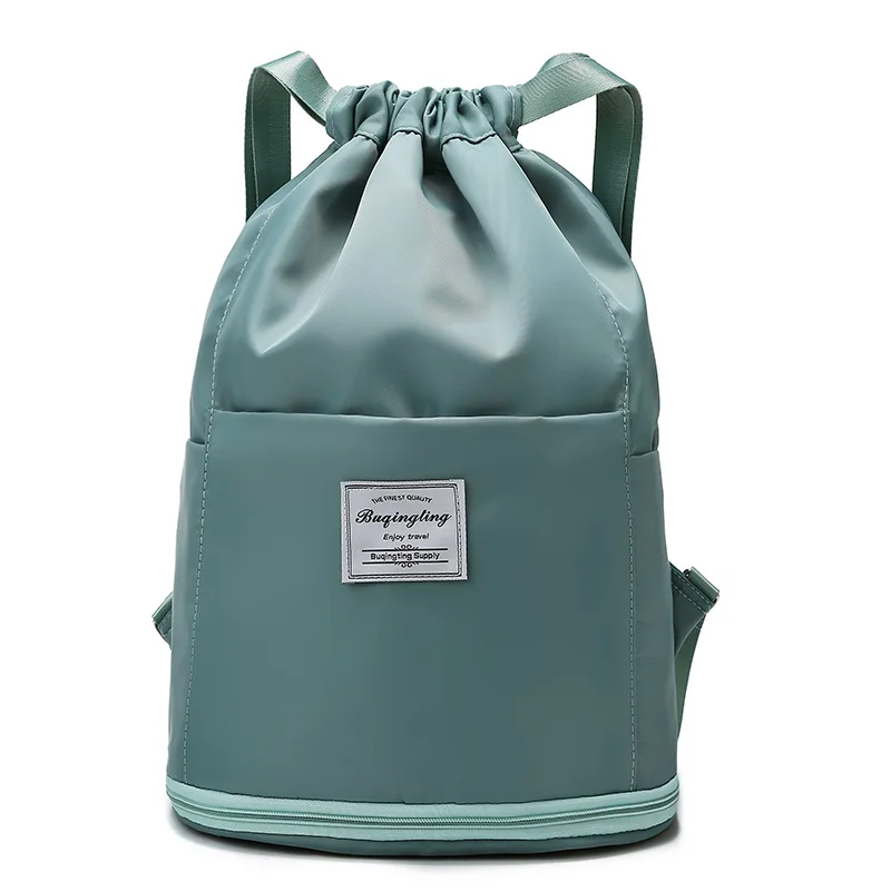 

Custom women outdoor sports expandable backpack dry and wet colorful large capacity training swimming travel gym drawstring bag