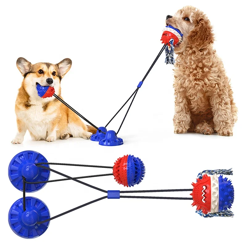 

Pet Supplies Amazon Hot Sale Dog Toy Pet Sucker Leaking Ball Pet Toy Ball Dog Toothbrush Puppy Toys, Multi