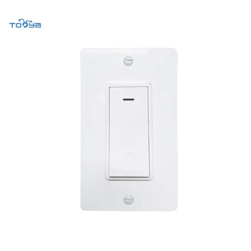 

Tooya Latest Mini Wall Wireless Remote Timer Countdown Function Switch 120 US Gauge Smart WiFi Mechanical Switch