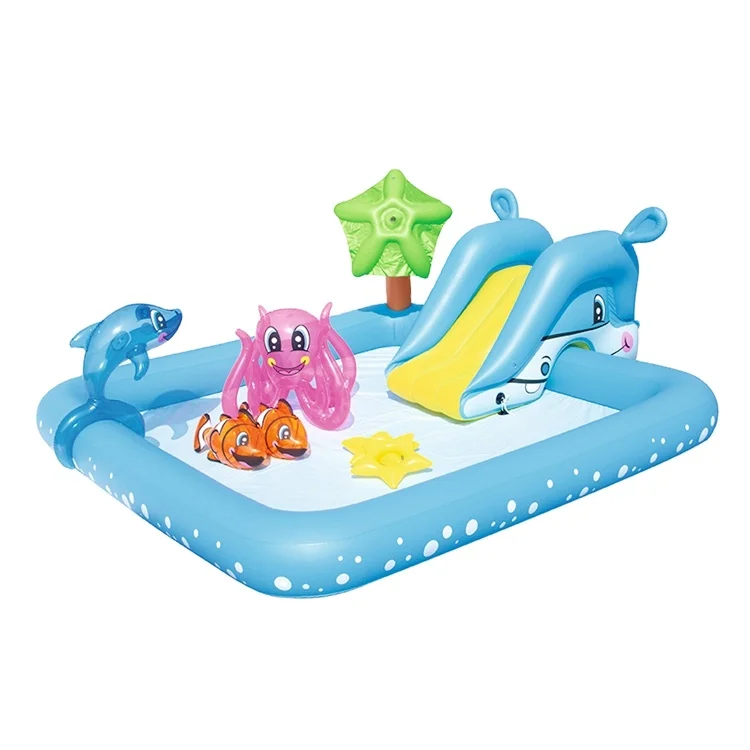 

Best Selling Pvc Inflatable Folding Summer Swimming Pool Children's Plastic Swimming Pool, As picture