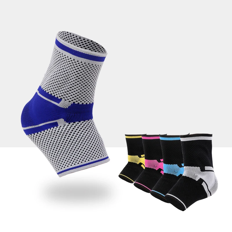 

Wholesale Sports ankle support sets of compression anti-sprain ankle and wrist guard socks protective