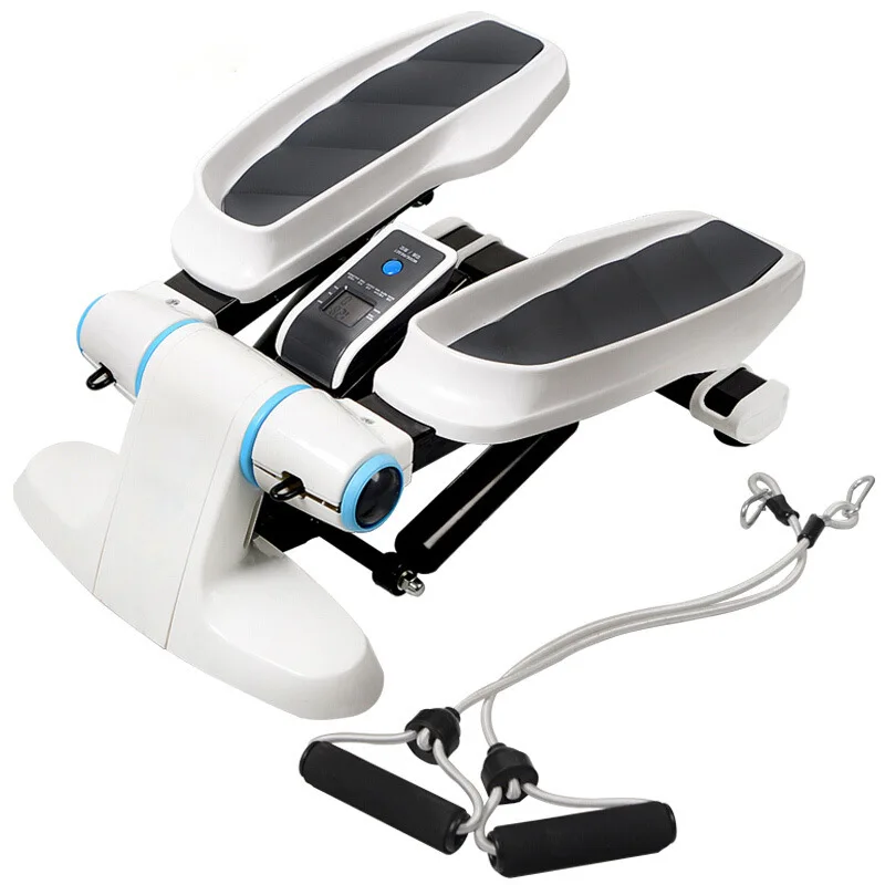 

Indoor Mini fitness twist stepper workout stepper with resistance bands, As photo