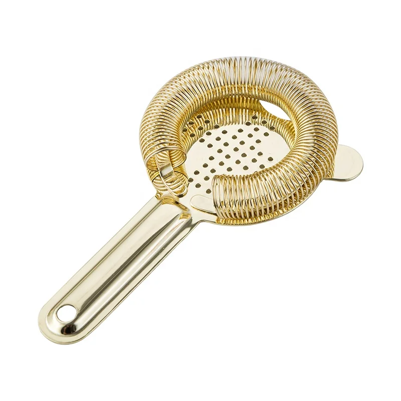 

Bar Accessories Stainless Steel Copper Plated Strainer