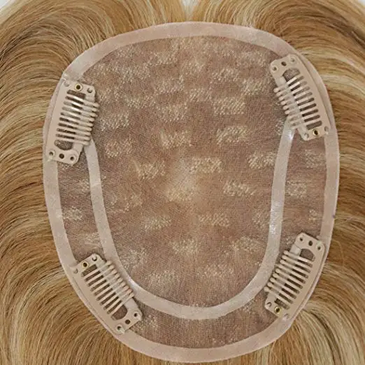 

Stock Mono Silk Base European Virgin Hair Women Topper, Request