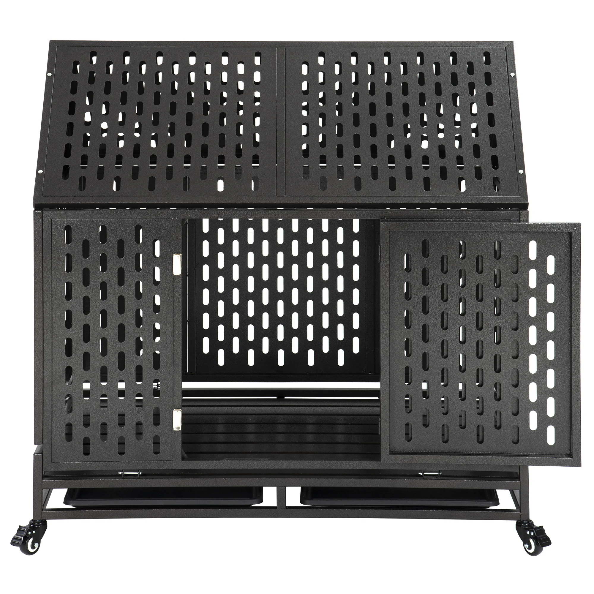 

pet crate, Black