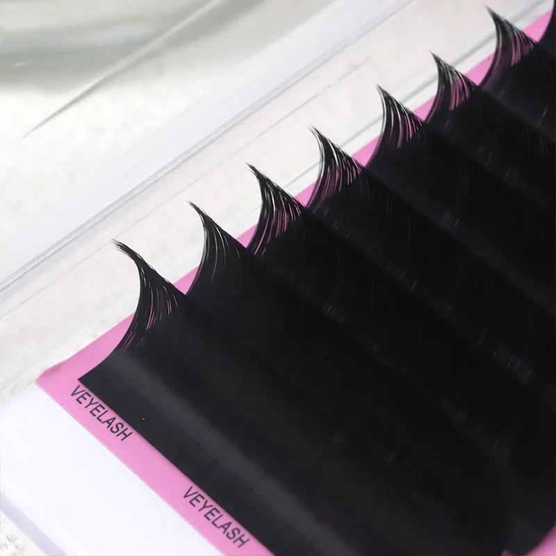 Matte Black Faux Mink Volume Lash Extensions Individual Lashes
