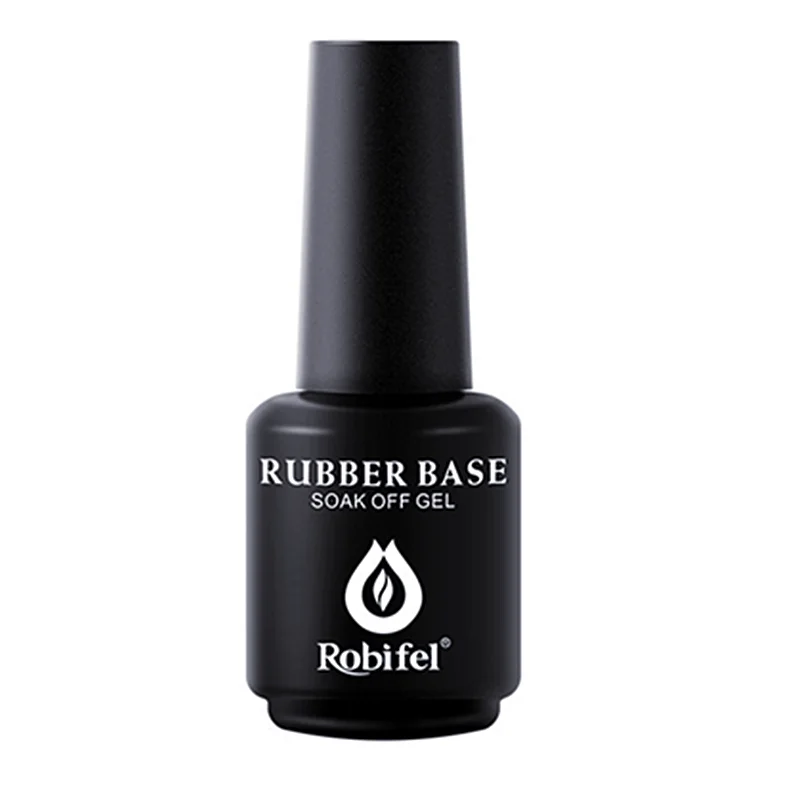 

OEM private label 15ml long lasting clear rubber base coat soak off uv gel polish for wholesale