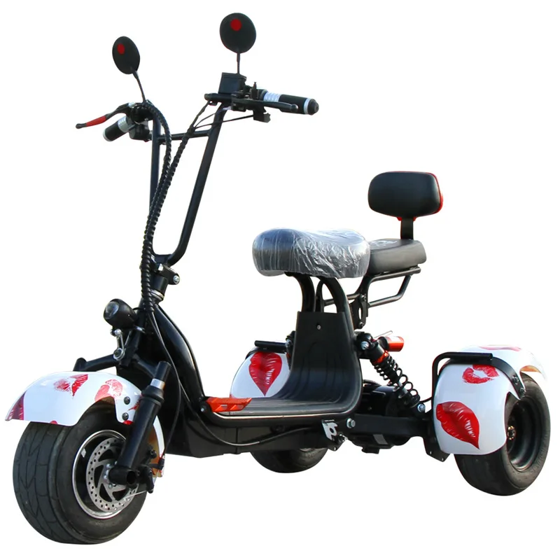 

Powerful Europe Warehouse Electric scooters 3 wheels tricycle citycoco Scooters