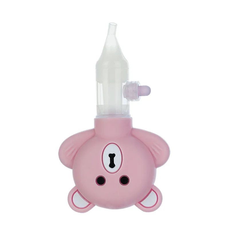 

Animal Manual Nose Suction Snot Sucker Cleaner Baby Nasal Aspirator, Blue