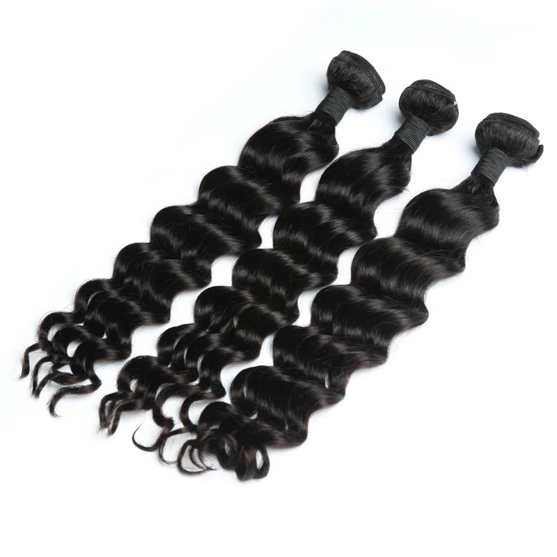 
Fast Shipping No Tangling Double Drawn Ocean Wave Free Sample Cheap Raw Virgin Hair Bundles 