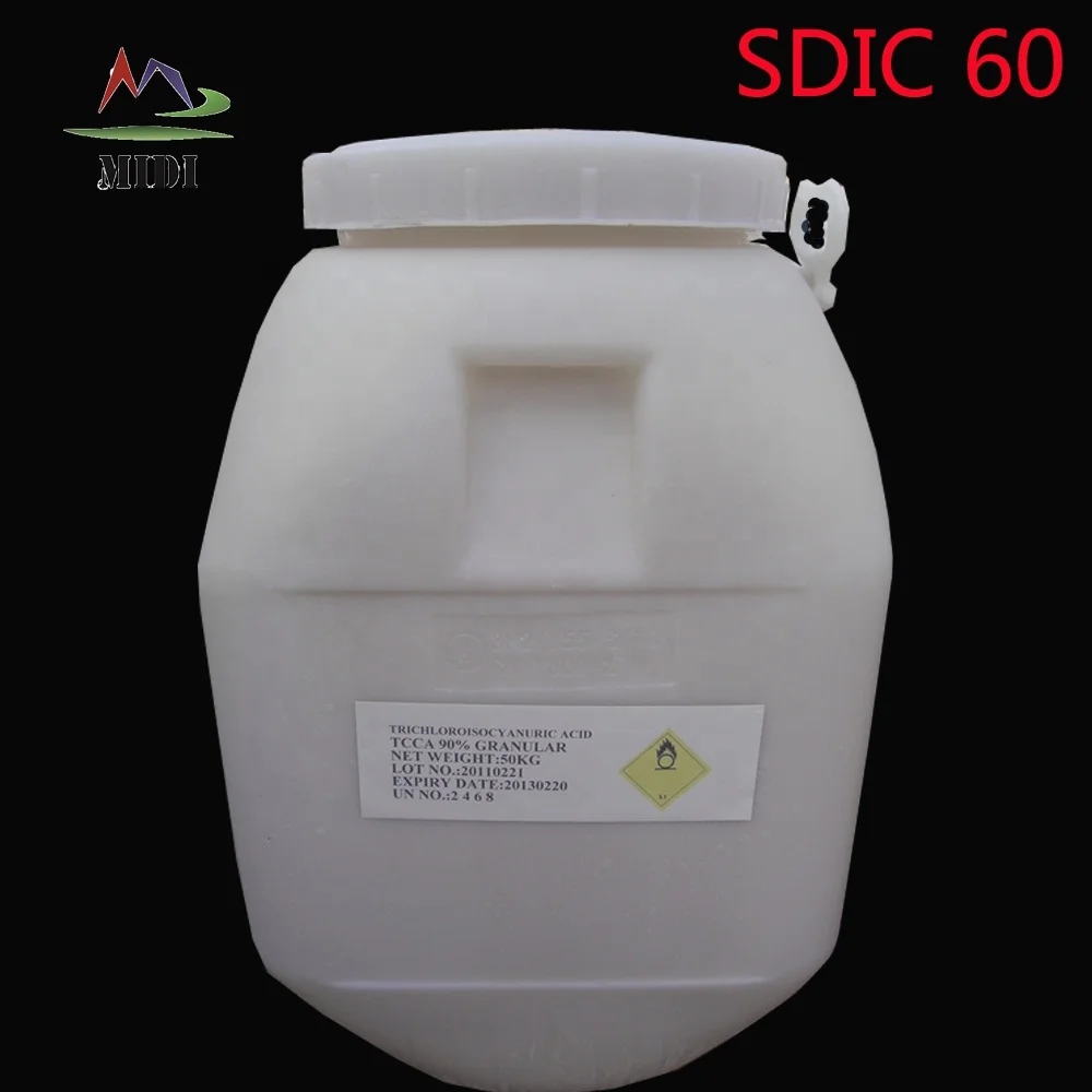 
Sodium Dichloroisocyanurate 60% & TCCA 90% swimming pool , SDIC high quality 