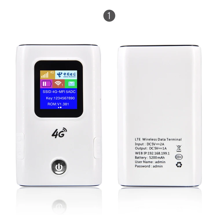 

High Quality 6000mAh powerbank lte router wifi 4g modem mifis