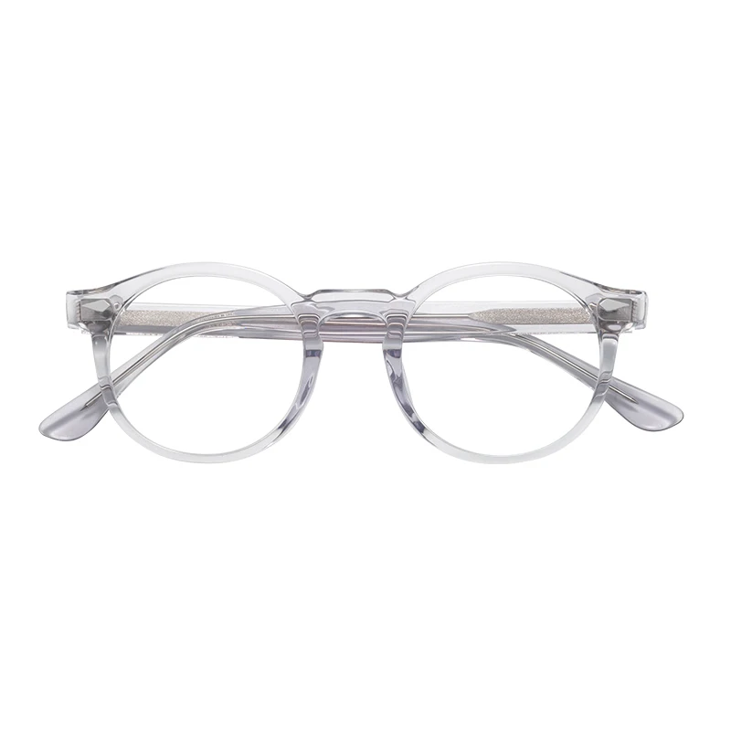 

New style transparent round unisex prescription blue light glasses clear eyeglasses frame