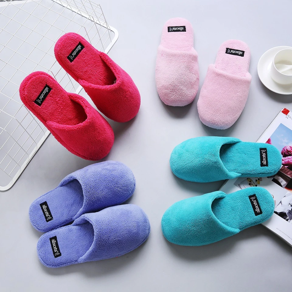 

Wholesale girls women beautiful bedroom women's designer winter indoor shoes slippers, Red, pink , purple, green