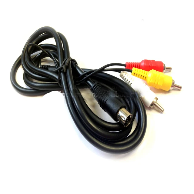 

STEREO AV TV VIDEO LEAD CABLE for SEGA MEGA DRIVE 2 & 3 GENESIS RF Replacement AV Cable