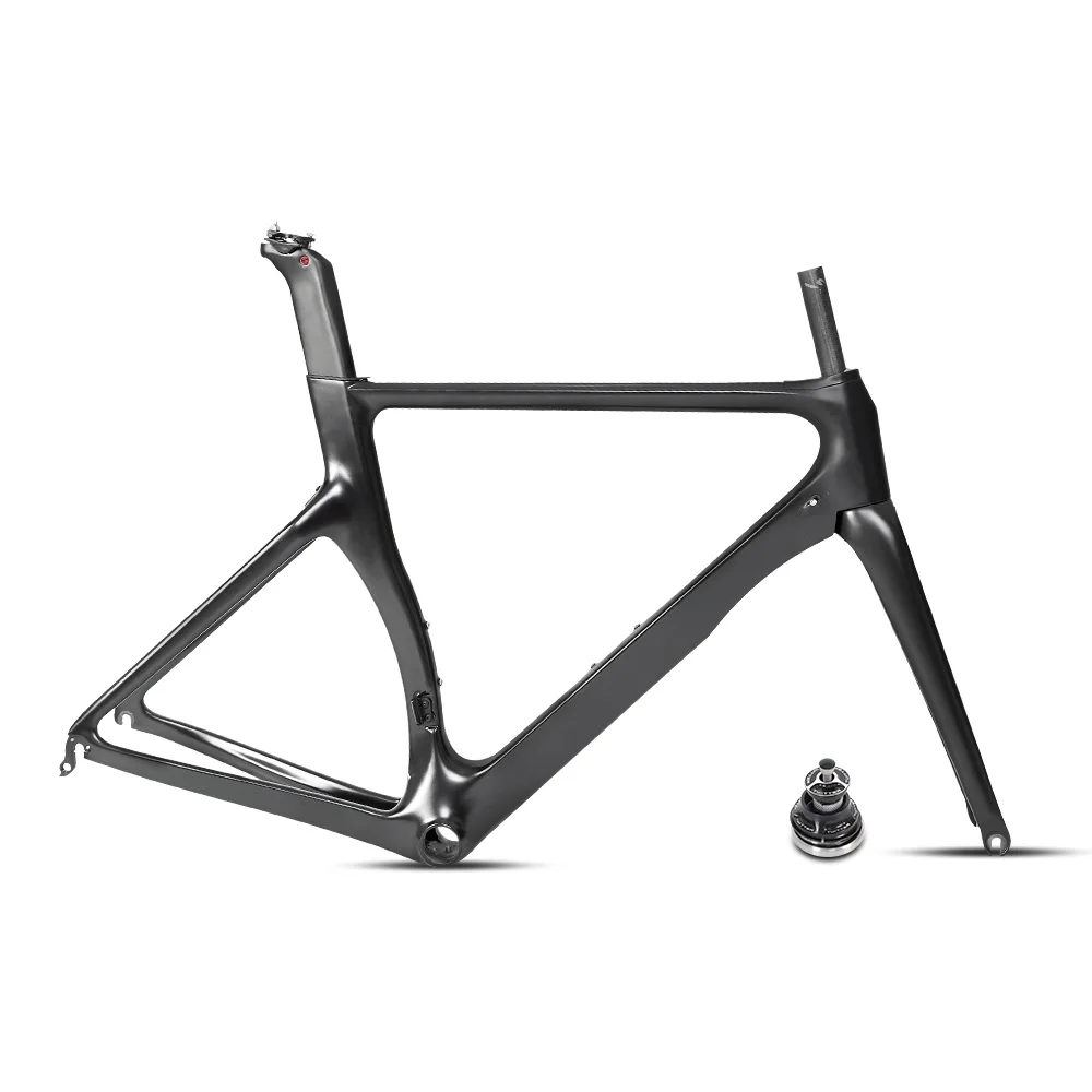 

Hot Sale R3 disc brake road bicycle frame no decals t800 carbon fiber road bike frame+Fork+Seatpost+Headsets+Lever