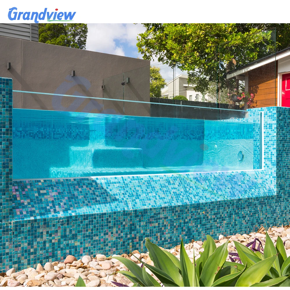 

Clear Transparent Glass Panels for Custom Outdoor Swimming Pool